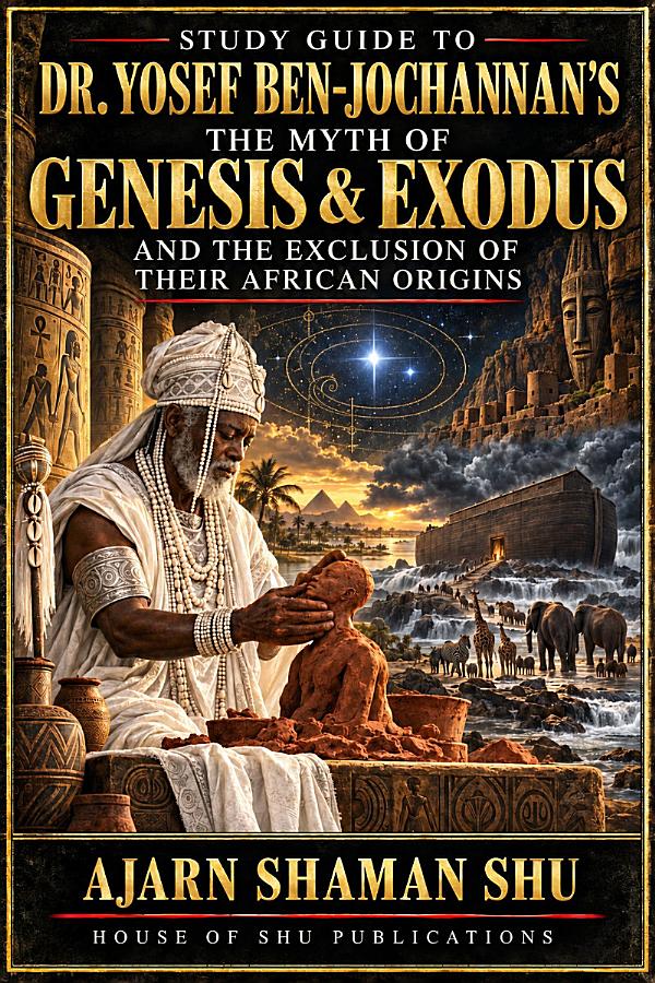 Cover of Study Guide to Dr. Yosef Ben-Jochannan's The Myth of Genesis & Exodus by Ajarn Shaman Shu