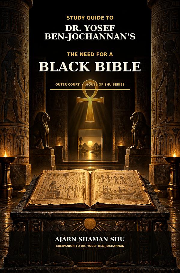 Cover of Study Guide to Dr. Yosef Ben-Jochannan's The Need for a Black Bible by Ajarn Shaman Shu